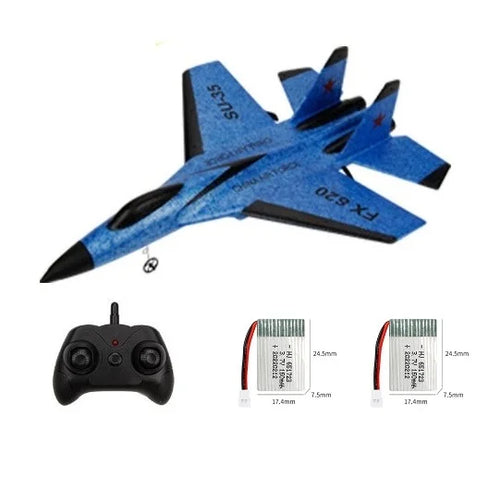 🔵RC Plane SU-35 Blue