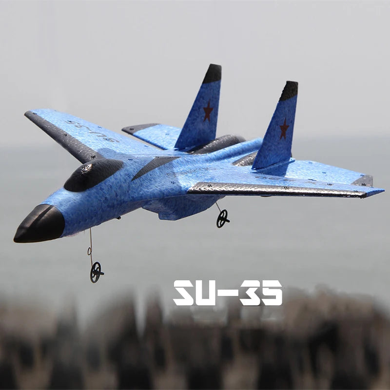 🔵RC Plane SU-35 Blue