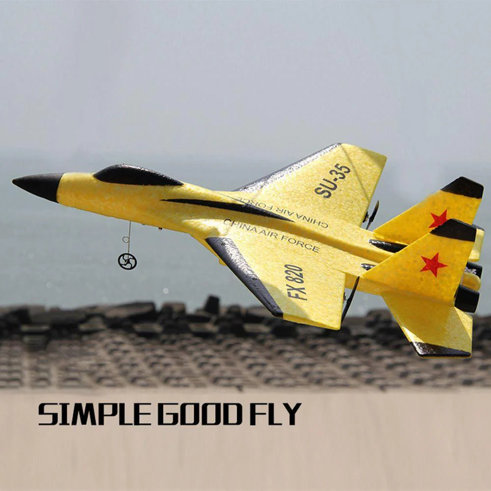 🟡RC Plane SU-35 Yellow